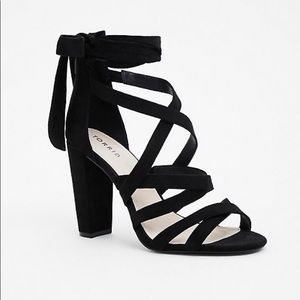 Torrid Strappy Lace Up Heel